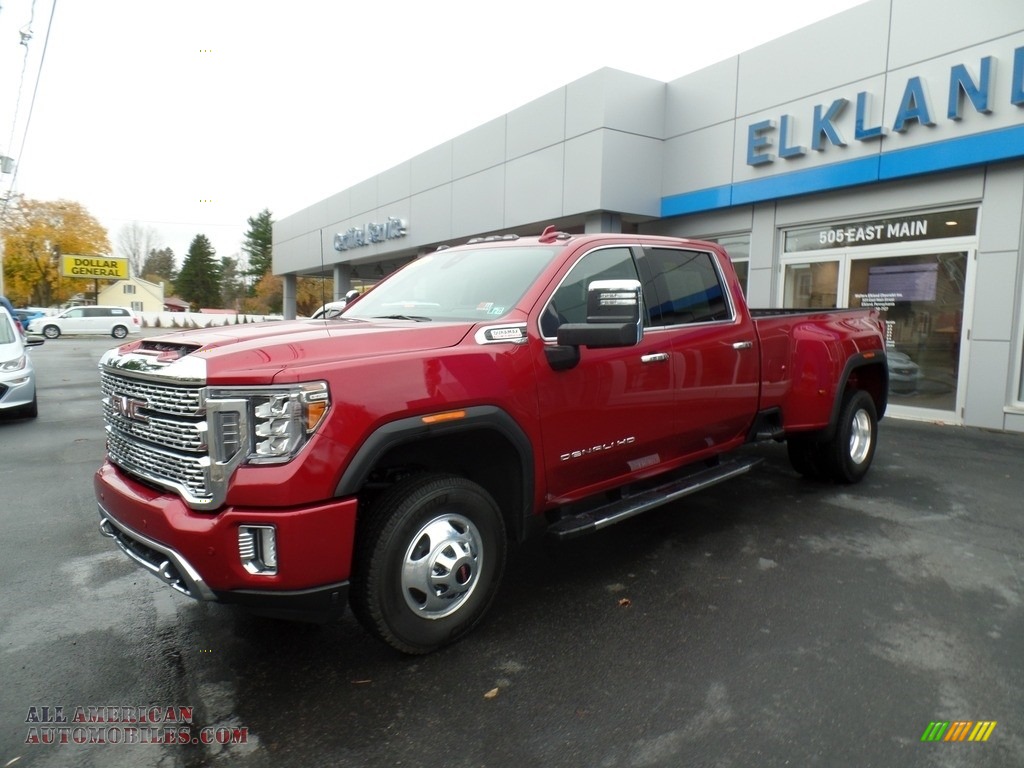 2020 GMC Sierra 3500HD Denali Crew Cab 4WD In Red Quartz Tintcoat 