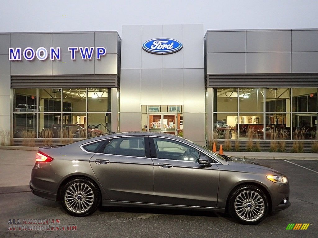 Sterling Gray / Charcoal Black Ford Fusion Titanium AWD