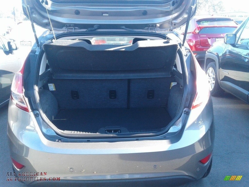 2014 Fiesta Titanium Hatchback - Storm Gray / Medium Light Stone photo #4