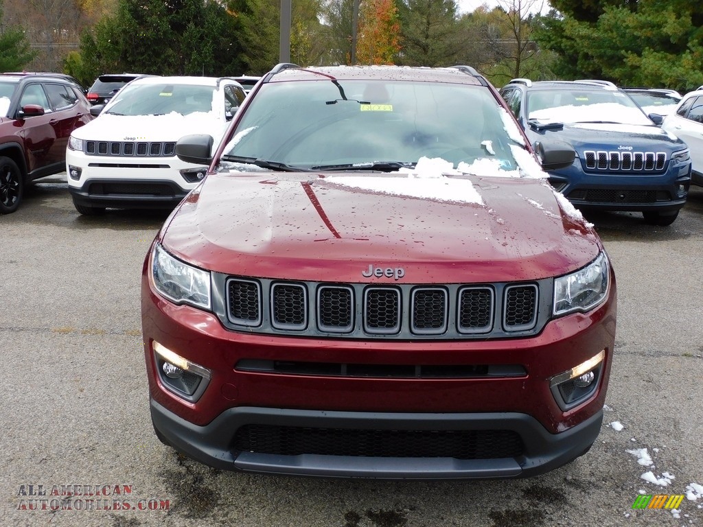 2021 Compass 80th Special Edition 4x4 - Velvet Red Pearl / Black photo #2