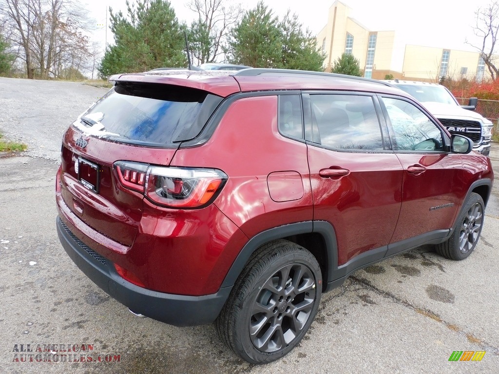 2021 Compass 80th Special Edition 4x4 - Velvet Red Pearl / Black photo #5