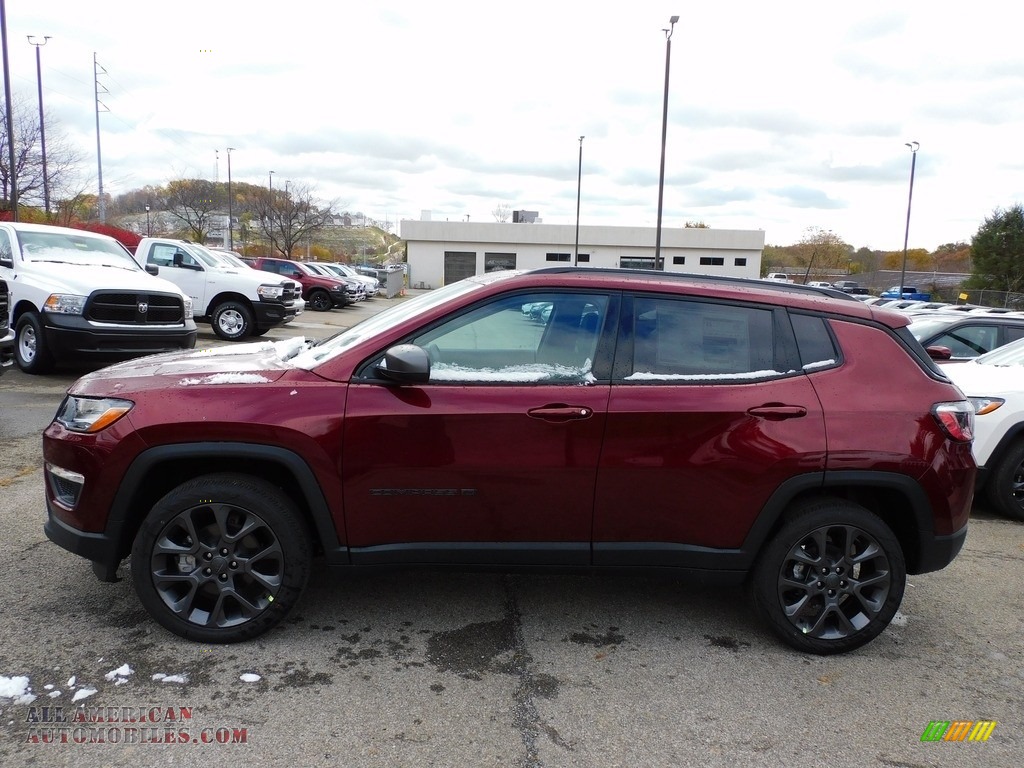 2021 Compass 80th Special Edition 4x4 - Velvet Red Pearl / Black photo #9