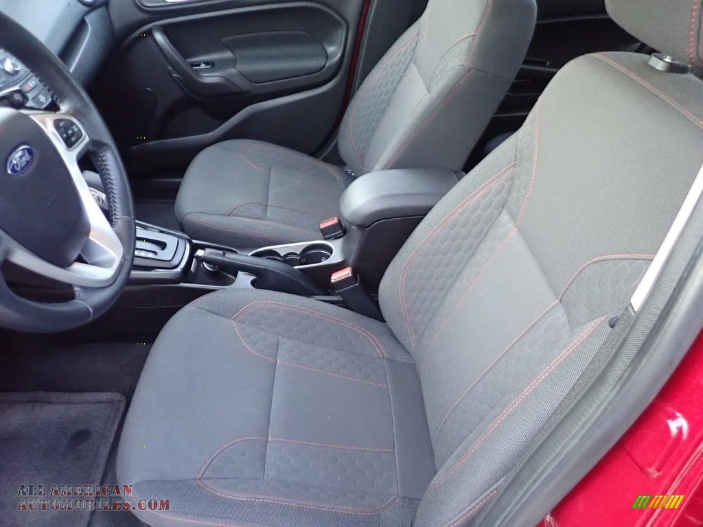 2016 Fiesta SE Sedan - Ruby Red Metallic / Charcoal Black photo #16