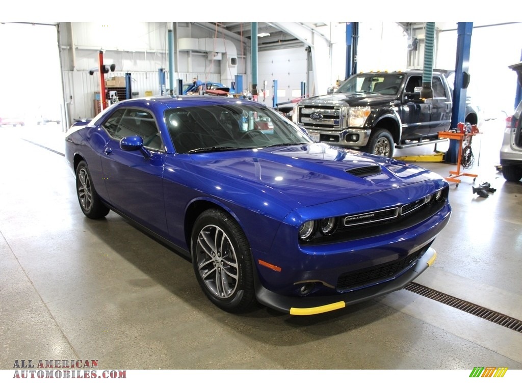 2019 Challenger GT AWD - B5 Blue Pearl / Black photo #3