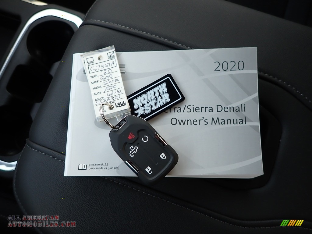 2020 Sierra 1500 Elevation Double Cab 4WD - Summit White / Jet Black photo #29