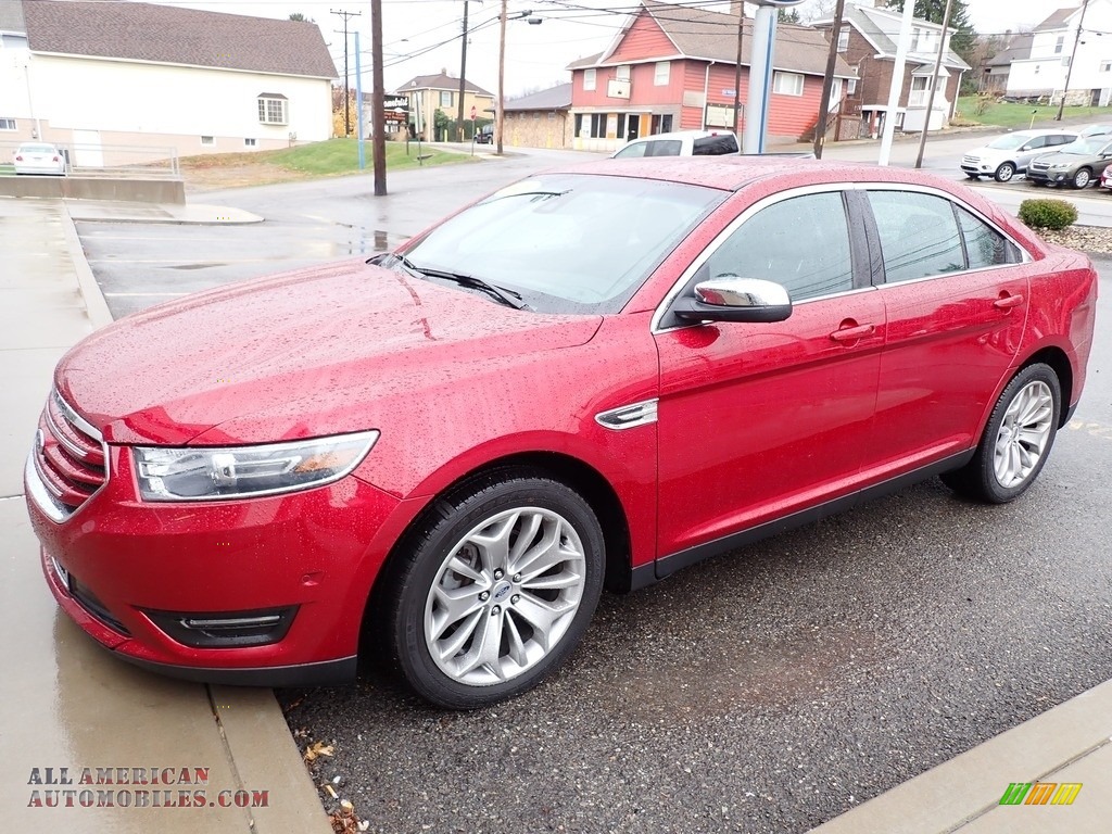 Ruby Red / Charcoal Black Ford Taurus Limited AWD