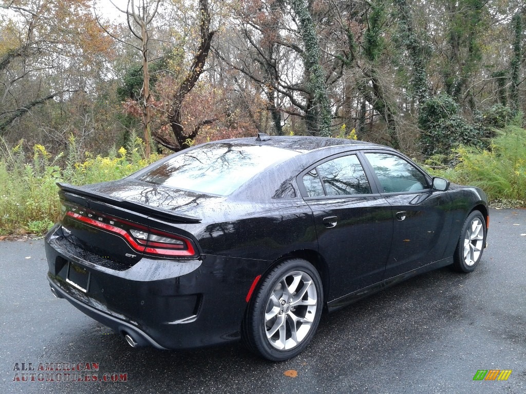 2020 Charger GT - Pitch Black / Black photo #6
