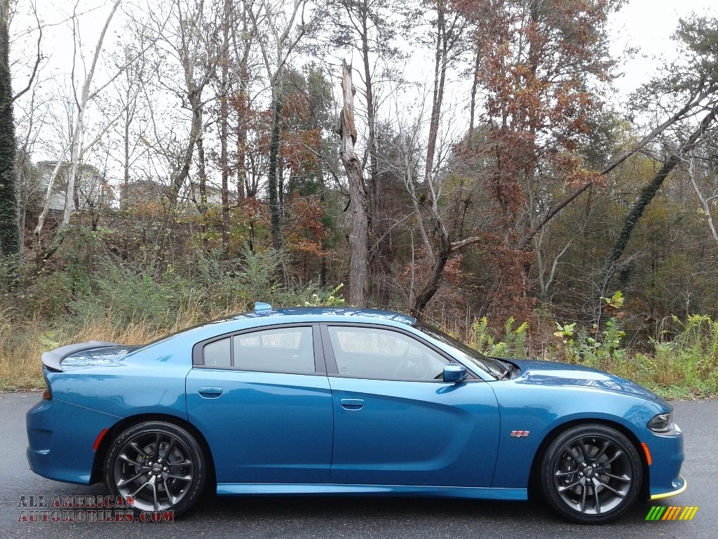 2020 Charger Scat Pack - Frostbite / Black photo #5