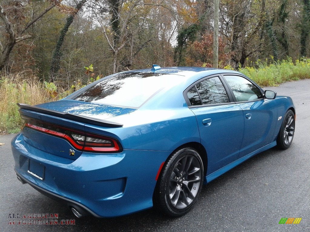 2020 Charger Scat Pack - Frostbite / Black photo #6