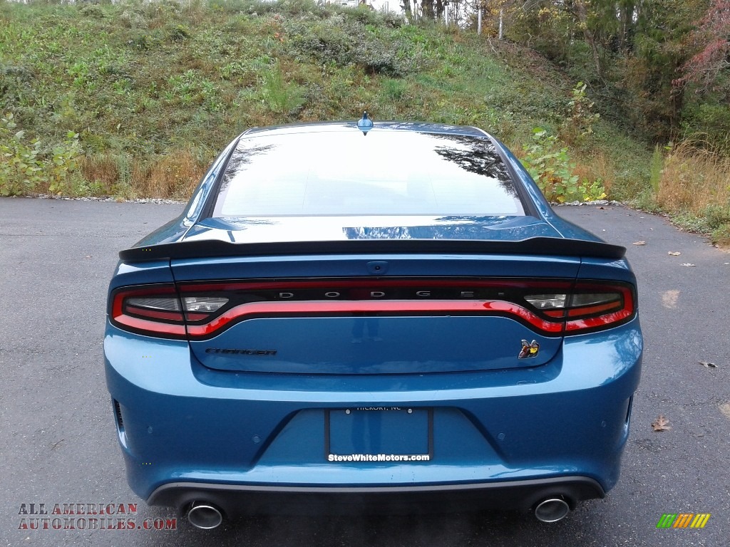 2020 Charger Scat Pack - Frostbite / Black photo #7