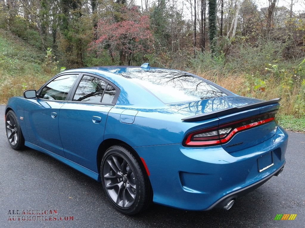 2020 Charger Scat Pack - Frostbite / Black photo #8