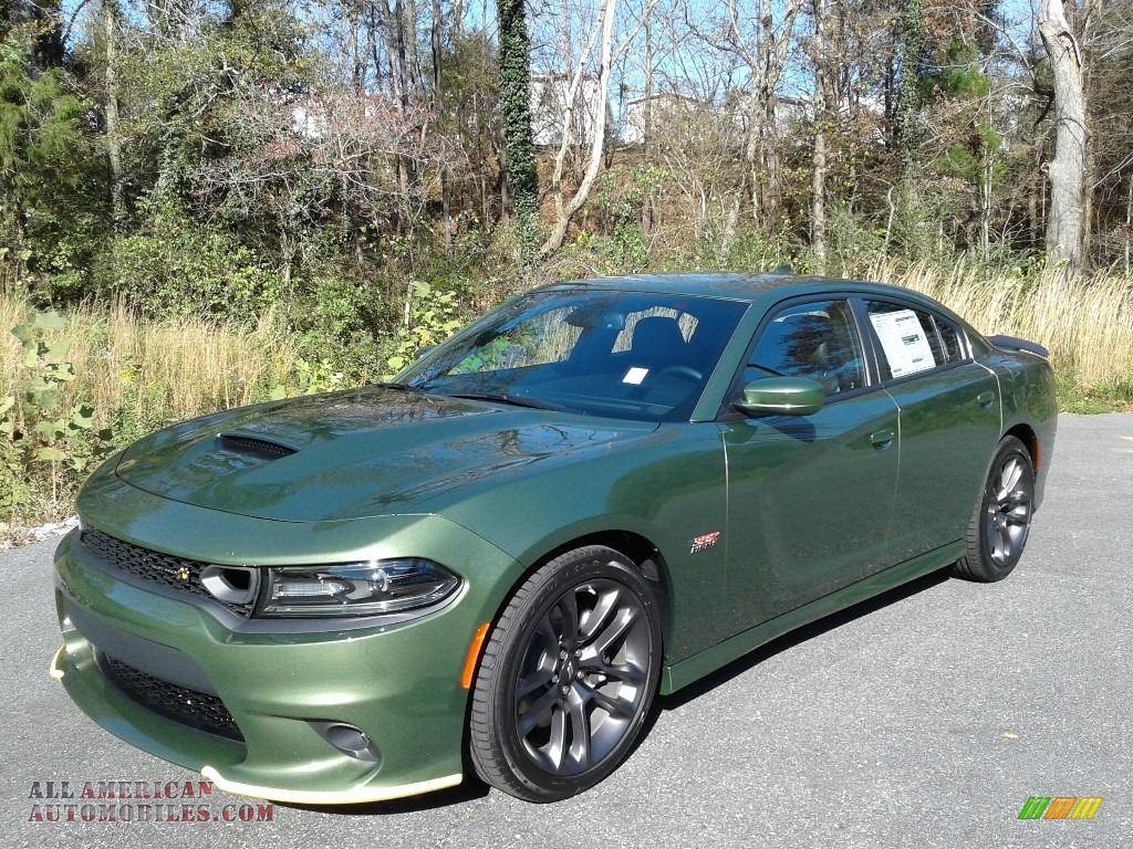 2020 Charger Scat Pack - F8 Green / Black photo #2