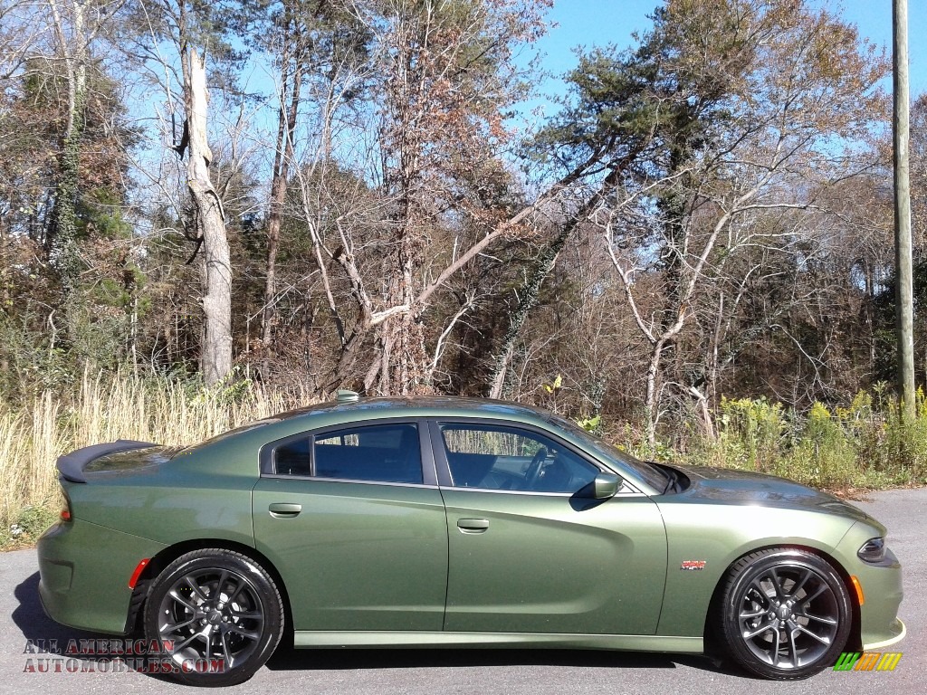 2020 Charger Scat Pack - F8 Green / Black photo #5