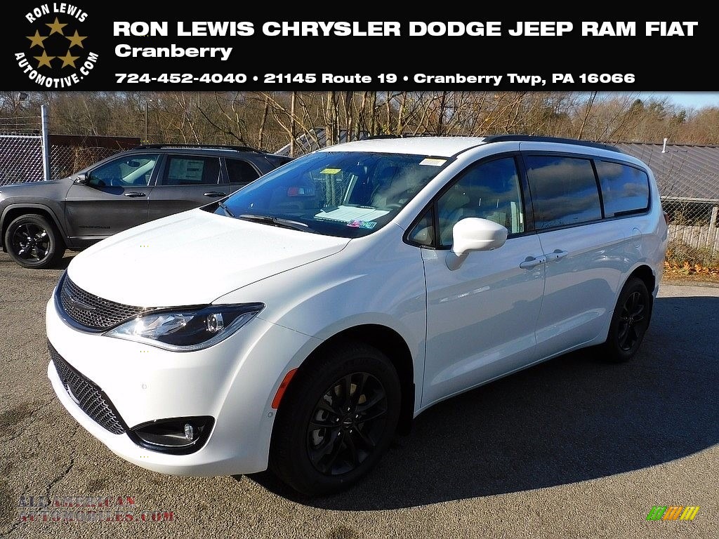 Bright White / Black Chrysler Pacifica Launch Edition AWD