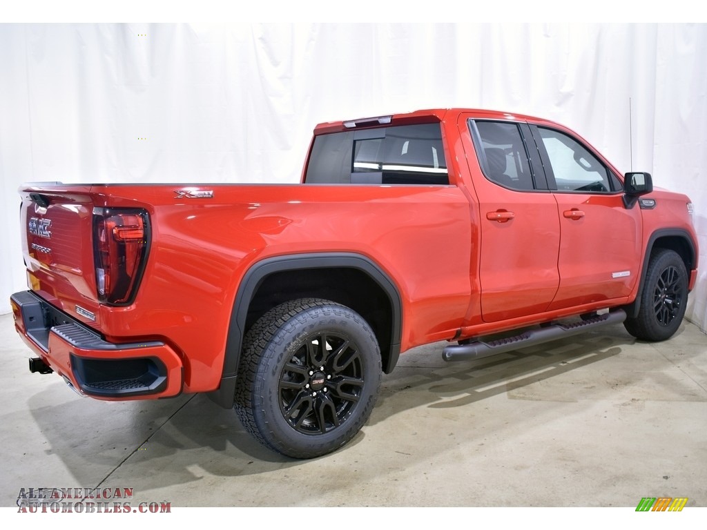 2021 Sierra 1500 Elevation Double Cab 4WD - Cardinal Red / Jet Black photo #2
