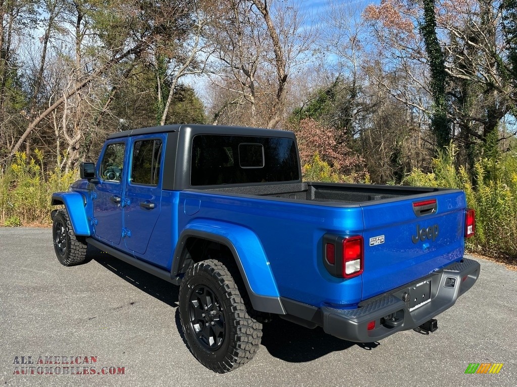 2021 Gladiator Willys 4x4 - Hydro Blue Pearl / Black photo #9