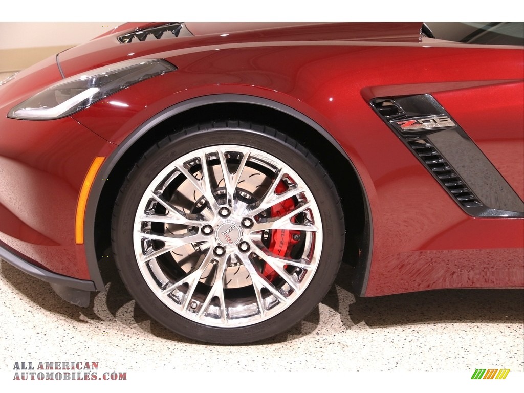 2016 Corvette Z06 Convertible - Long Beach Red Metallic Tintcoat / Kalahari photo #37