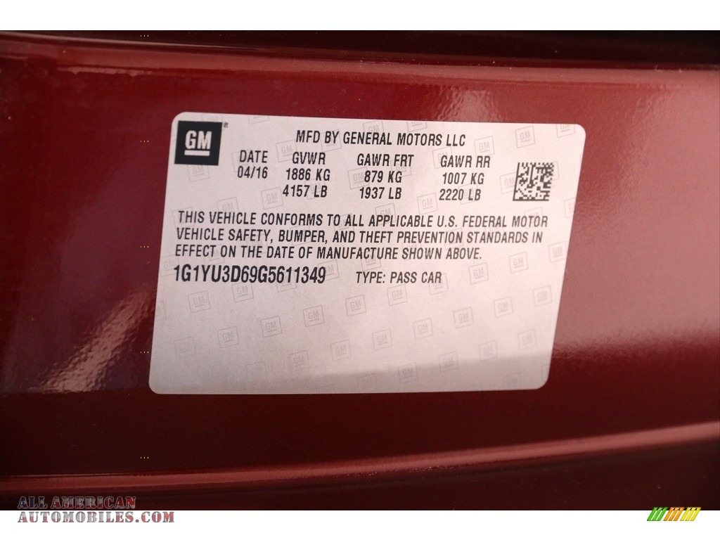 2016 Corvette Z06 Convertible - Long Beach Red Metallic Tintcoat / Kalahari photo #38