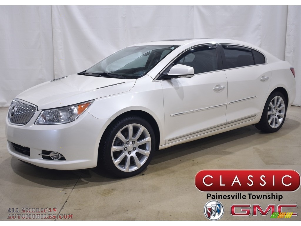 2011 Buick LaCrosse CXS in White Diamond Tricoat 213004 All
