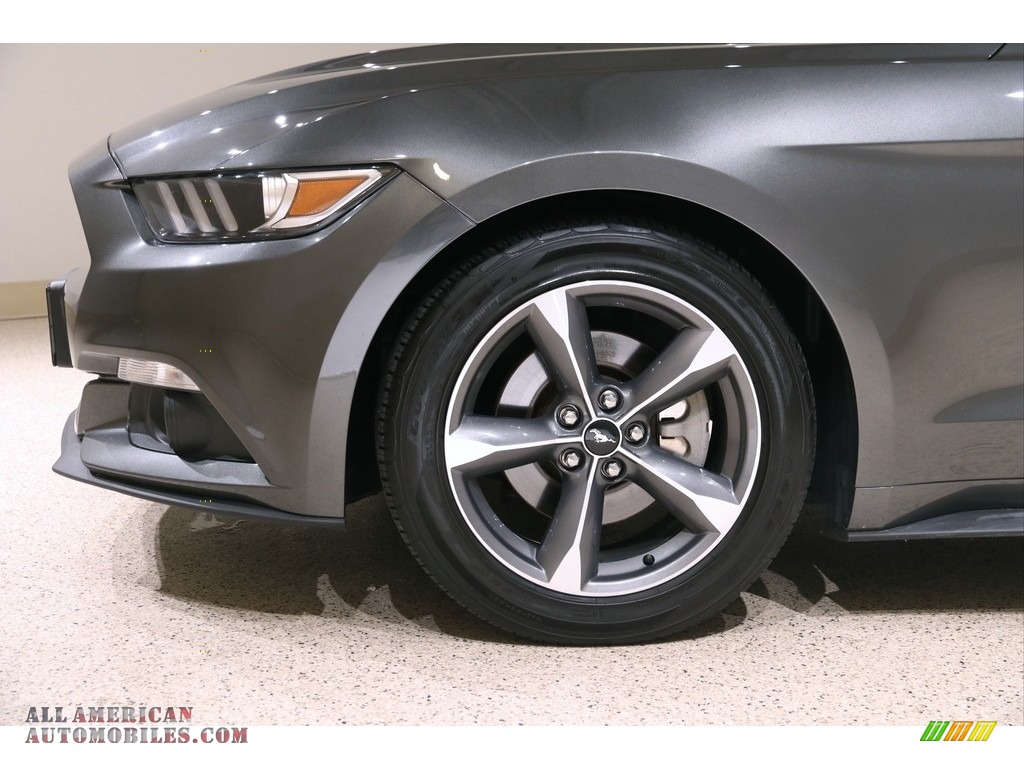 2015 Mustang V6 Coupe - Magnetic Metallic / Ebony photo #21