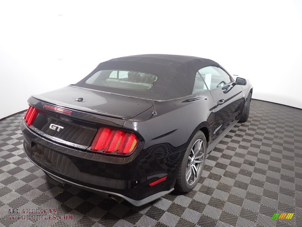2016 Mustang GT Premium Convertible - Shadow Black / Ebony photo #5