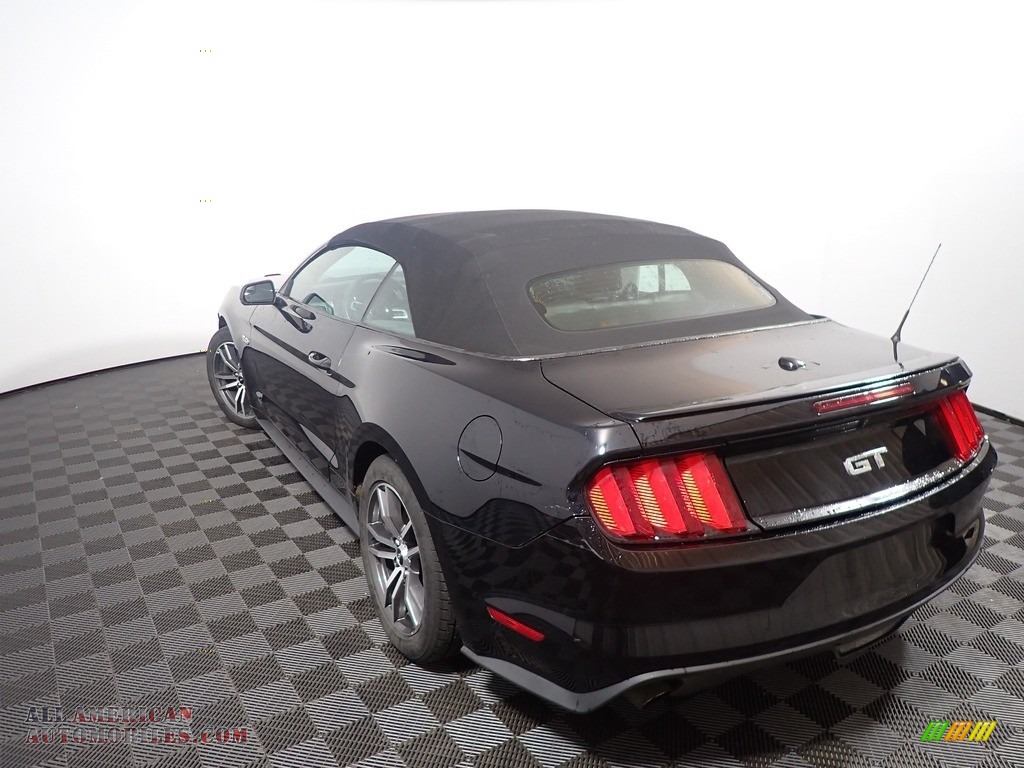 2016 Mustang GT Premium Convertible - Shadow Black / Ebony photo #6
