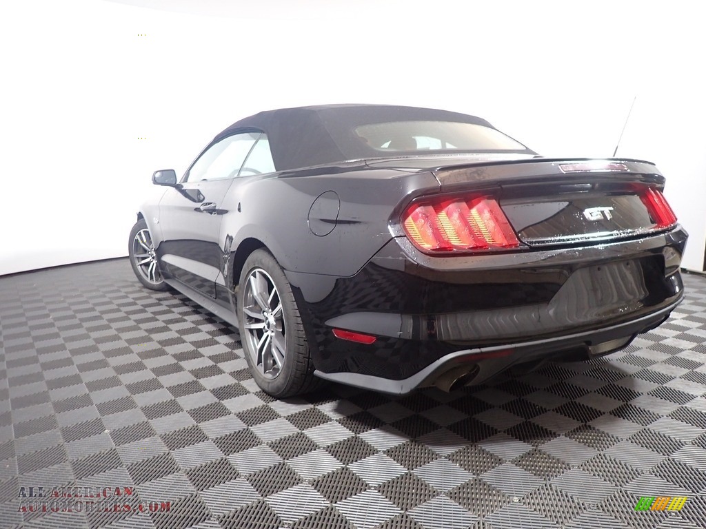 2016 Mustang GT Premium Convertible - Shadow Black / Ebony photo #8