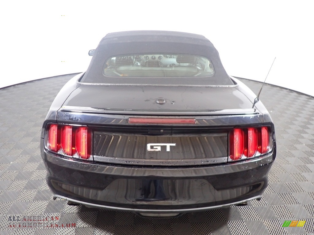 2016 Mustang GT Premium Convertible - Shadow Black / Ebony photo #11
