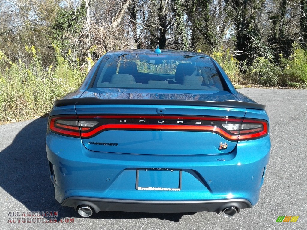 2020 Charger Scat Pack - Frostbite / Black photo #7