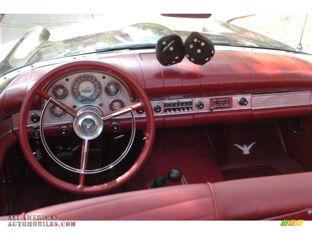 1957 Thunderbird Convertible - Gunmetal Gray / Flame Red photo #3