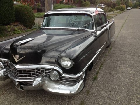Black 1954 Cadillac Series 62 4 Door Sedan