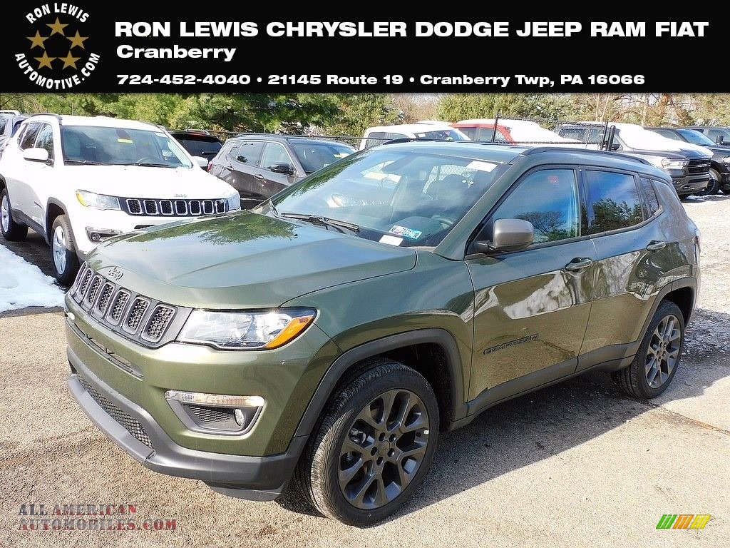 Olive Green Pearl / Black Jeep Compass 80th Special Edition 4x4