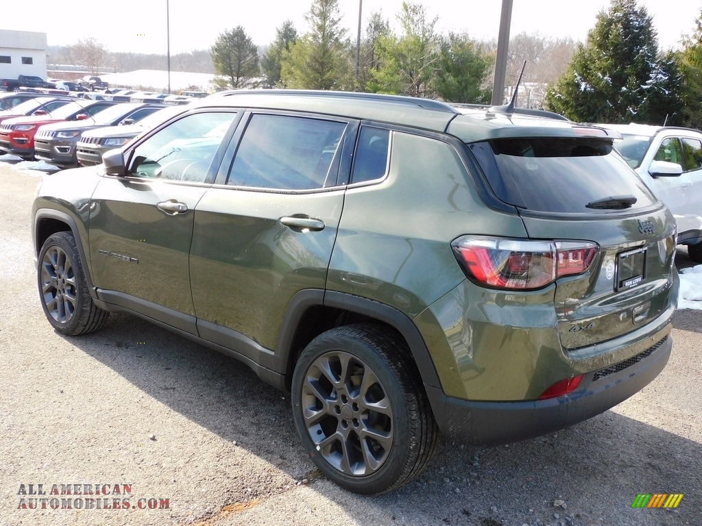 2021 Compass 80th Special Edition 4x4 - Olive Green Pearl / Black photo #8