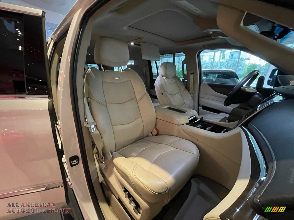 2019 Escalade ESV Luxury 4WD - Crystal White Tricoat / Shale/Jet Black Accents photo #3