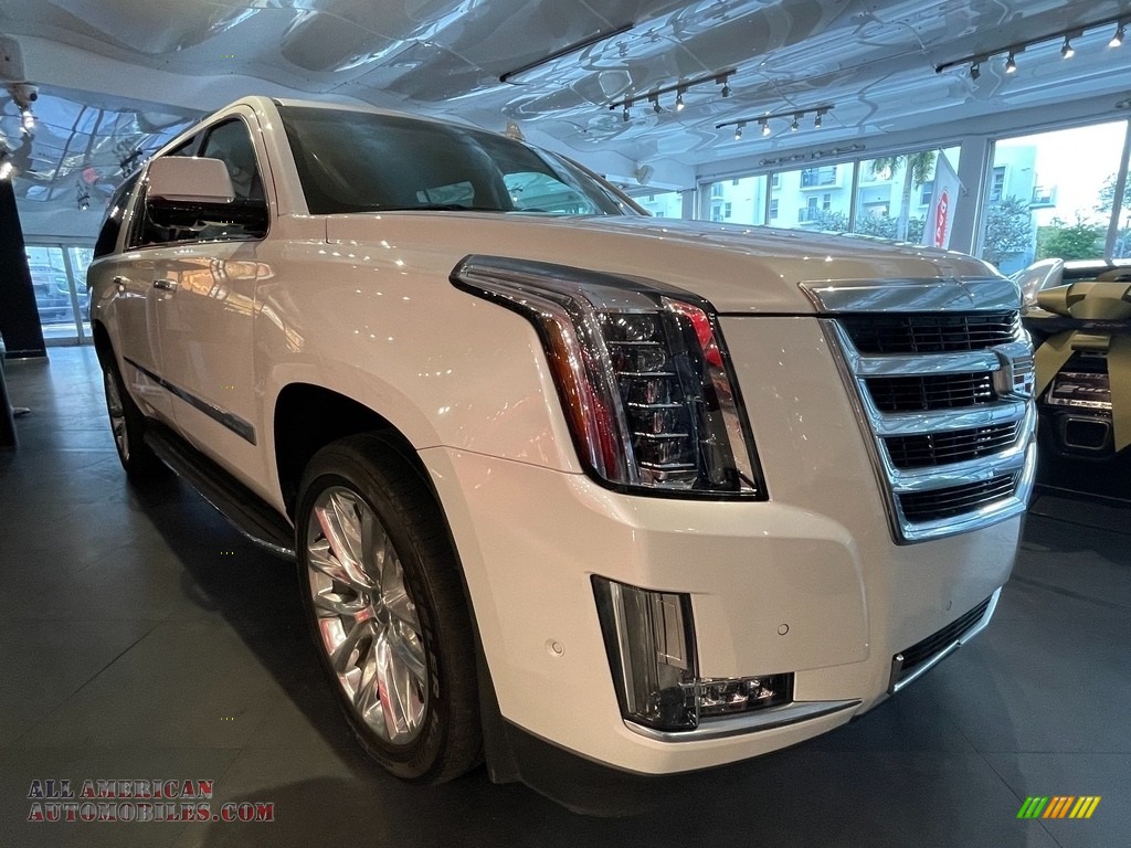 2019 Escalade ESV Luxury 4WD - Crystal White Tricoat / Shale/Jet Black Accents photo #13