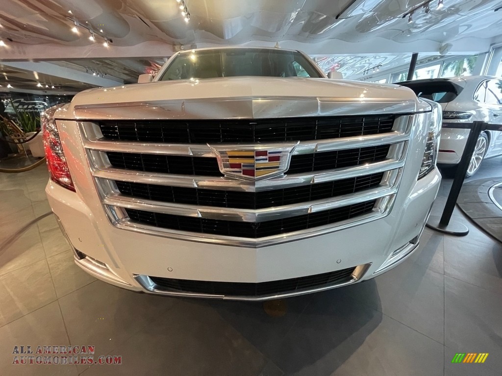 2019 Escalade ESV Luxury 4WD - Crystal White Tricoat / Shale/Jet Black Accents photo #14