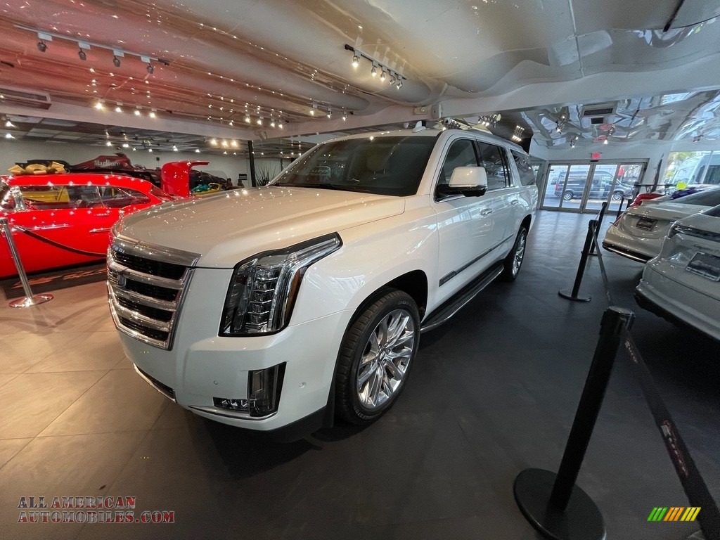 2019 Escalade ESV Luxury 4WD - Crystal White Tricoat / Shale/Jet Black Accents photo #15