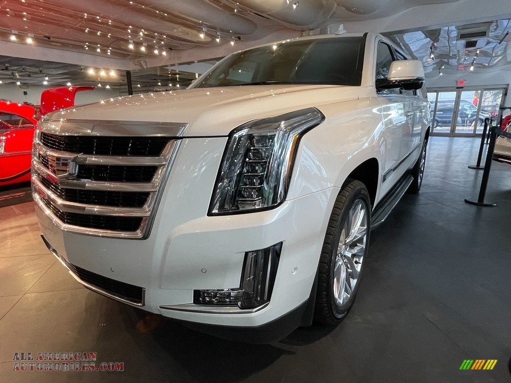 2019 Escalade ESV Luxury 4WD - Crystal White Tricoat / Shale/Jet Black Accents photo #16