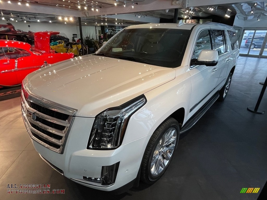 2019 Escalade ESV Luxury 4WD - Crystal White Tricoat / Shale/Jet Black Accents photo #17