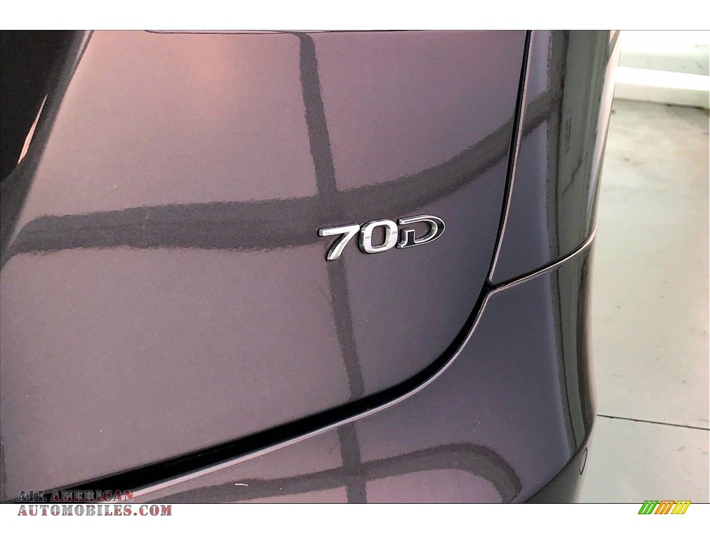 2015 Model S 70D - Midnight Silver Metallic / Black photo #7