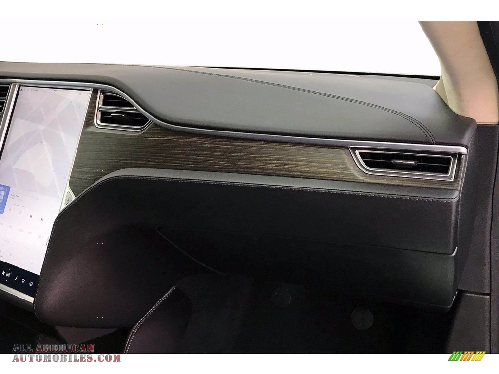 2015 Model S 70D - Midnight Silver Metallic / Black photo #15