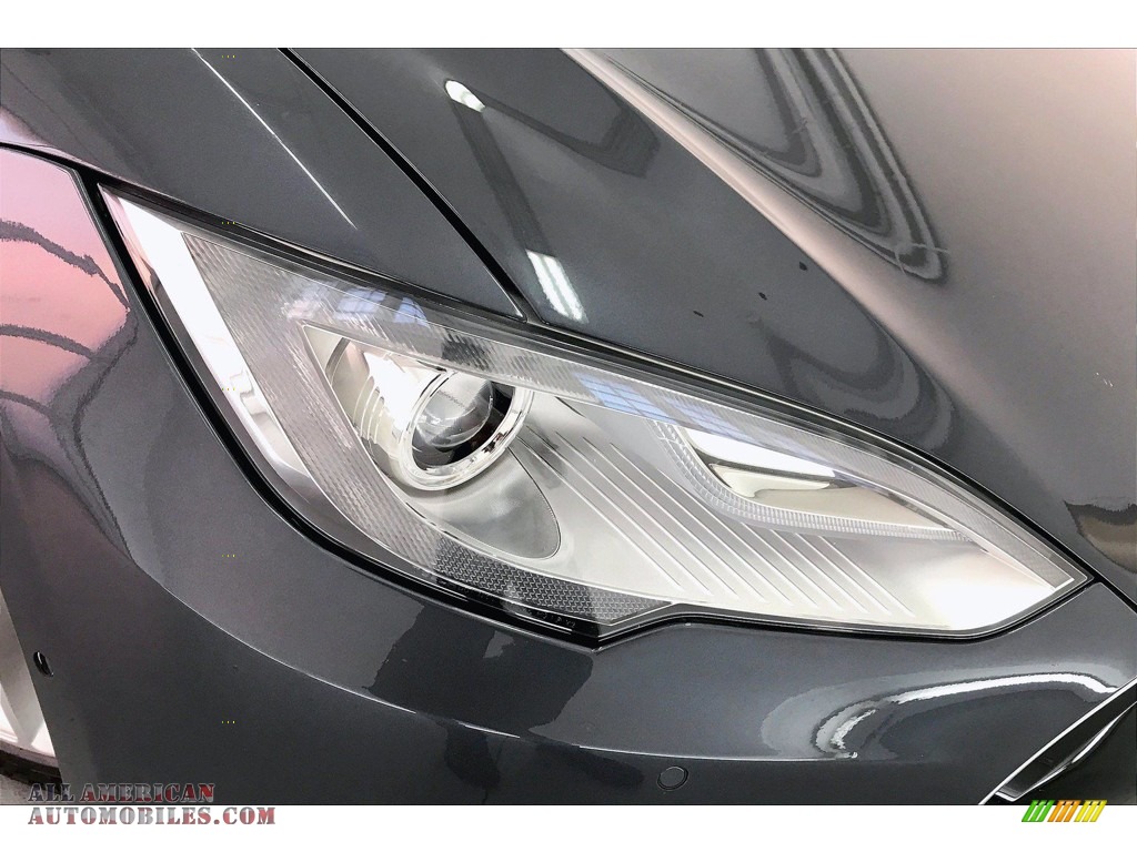2015 Model S 70D - Midnight Silver Metallic / Black photo #27