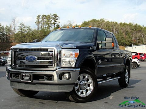 Blue Jeans Metallic 2016 Ford F350 Super Duty Lariat Crew Cab 4x4