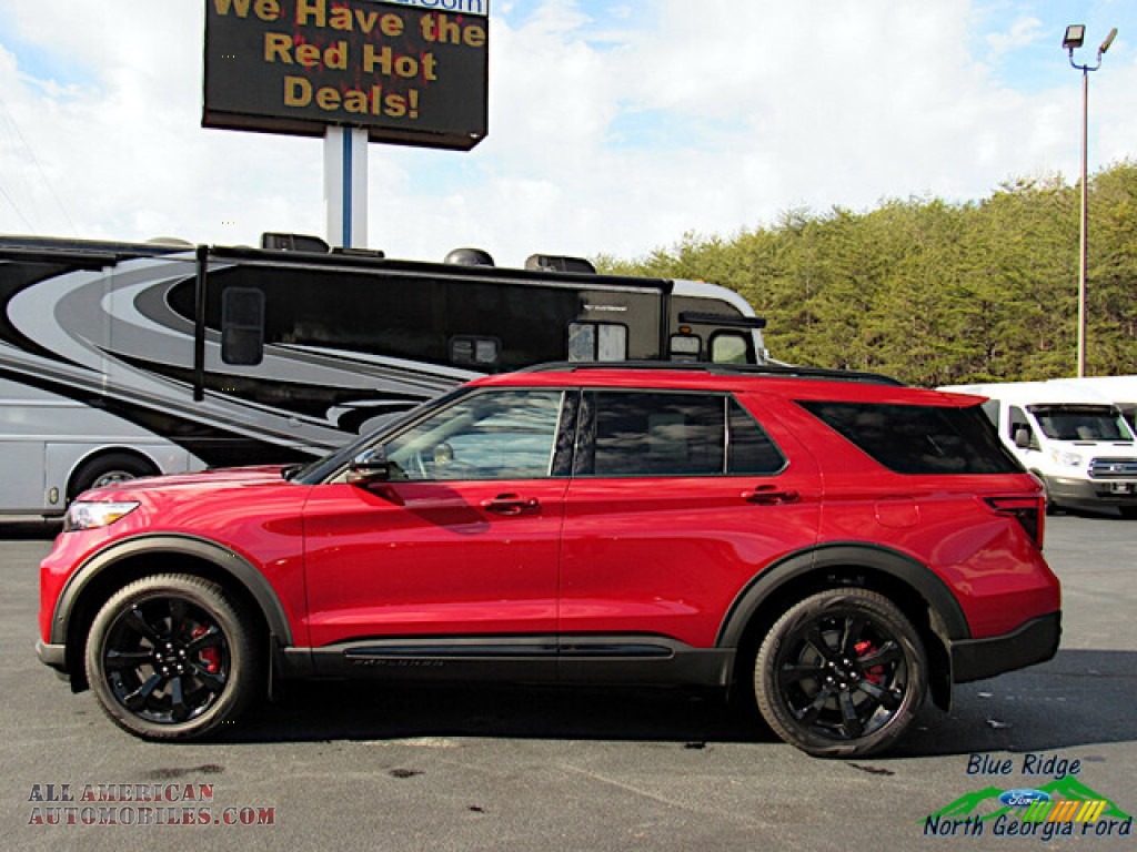 2021 Ford Explorer ST 4WD in Rapid Red Metallic for sale photo 2