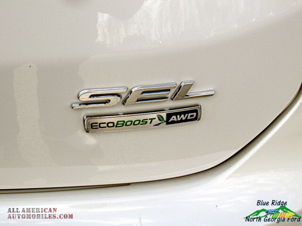 2020 Edge SEL AWD - Star White Metallic Tri-Coat / Ebony photo #30