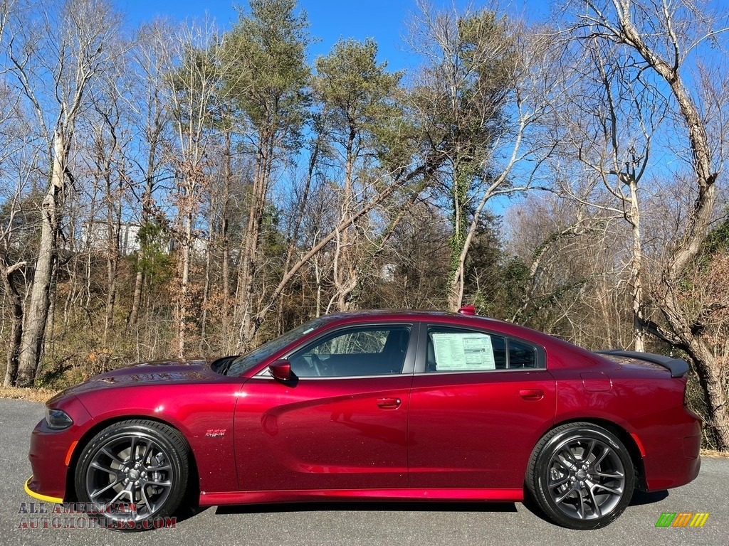 2021 Charger Scat Pack - Octane Red Pearl / Black photo #1
