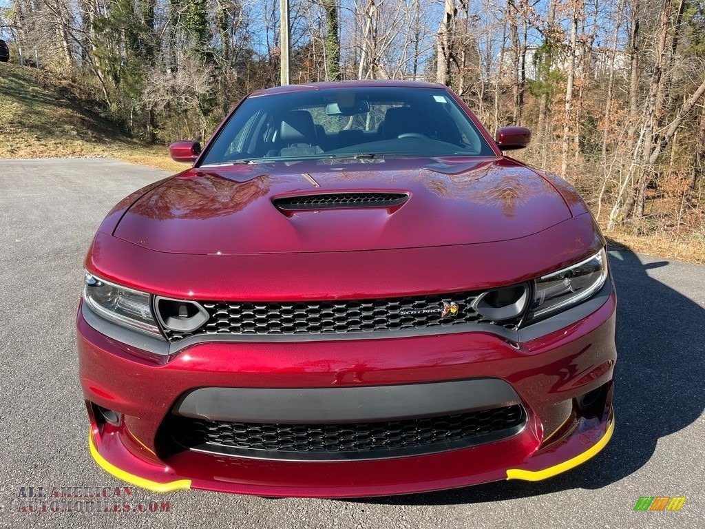 2021 Charger Scat Pack - Octane Red Pearl / Black photo #3