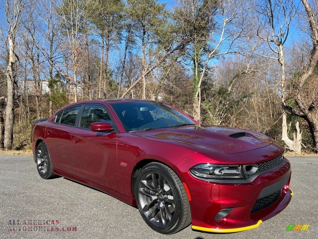 2021 Dodge Charger Scat Pack In Octane Red Pearl For Sale Photo 4