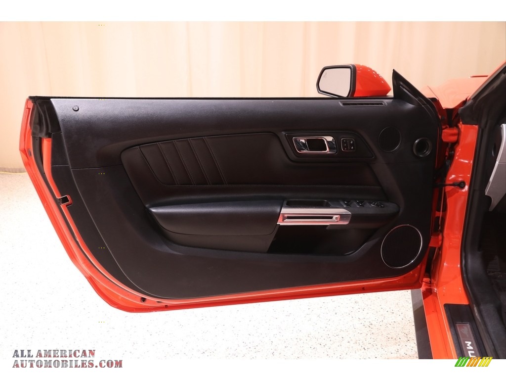 2015 Mustang GT Premium Convertible - Competition Orange / Ebony photo #6