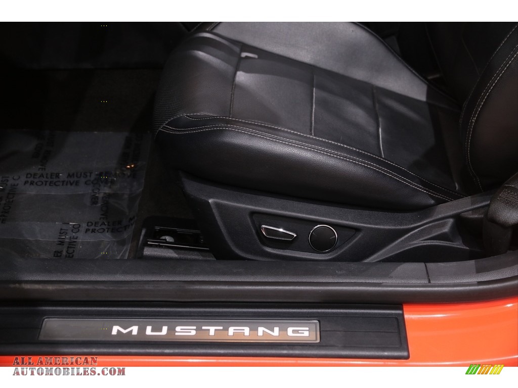 2015 Mustang GT Premium Convertible - Competition Orange / Ebony photo #7